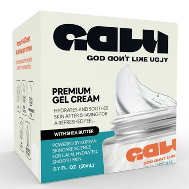 GDLU Premium Gel Cream packaging with a jar of cream on a white background
